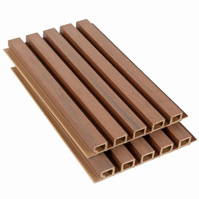 Lebar 190mm, ketebalan 20mm Bahan Komposit Komposit Kayu Baru PVC/ASA Gril Co-Extruded