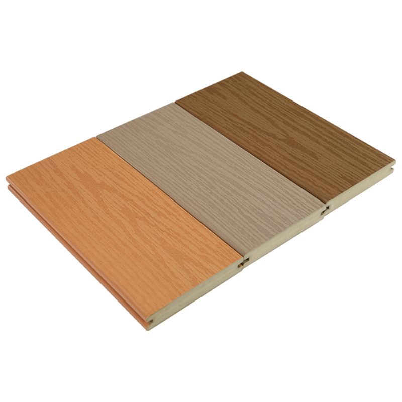 Lebar 140mm, ketebalan 24mm ketebalan eco-ramah, boleh dikitar semula, tahan karat luaran PVC/ASA lantai