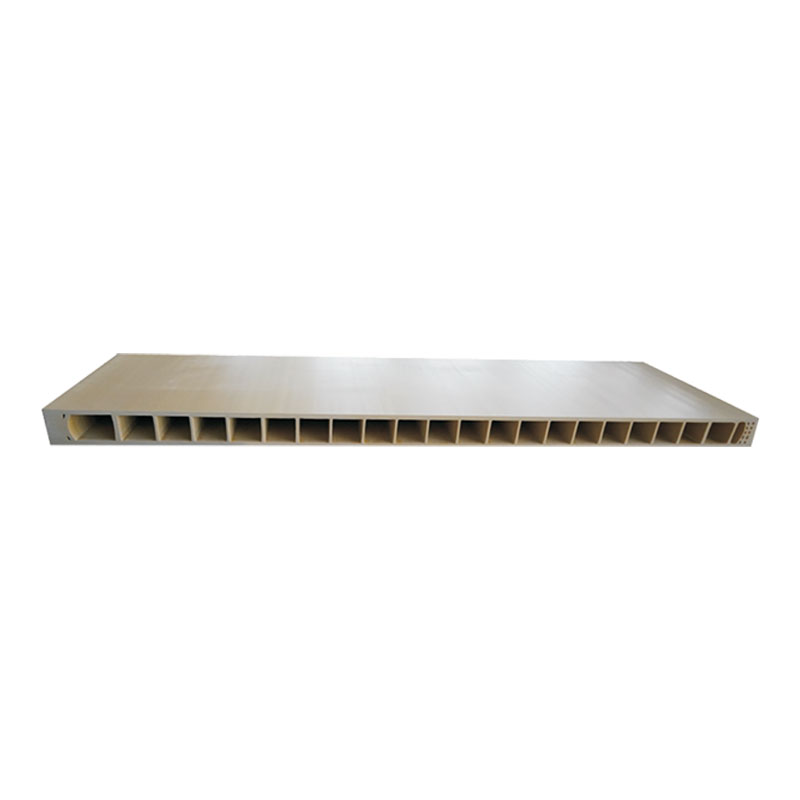 Panel Pintu Teras Hollow WPC 905*45.5mm Penebat Bunyi Pencegahan Serangga