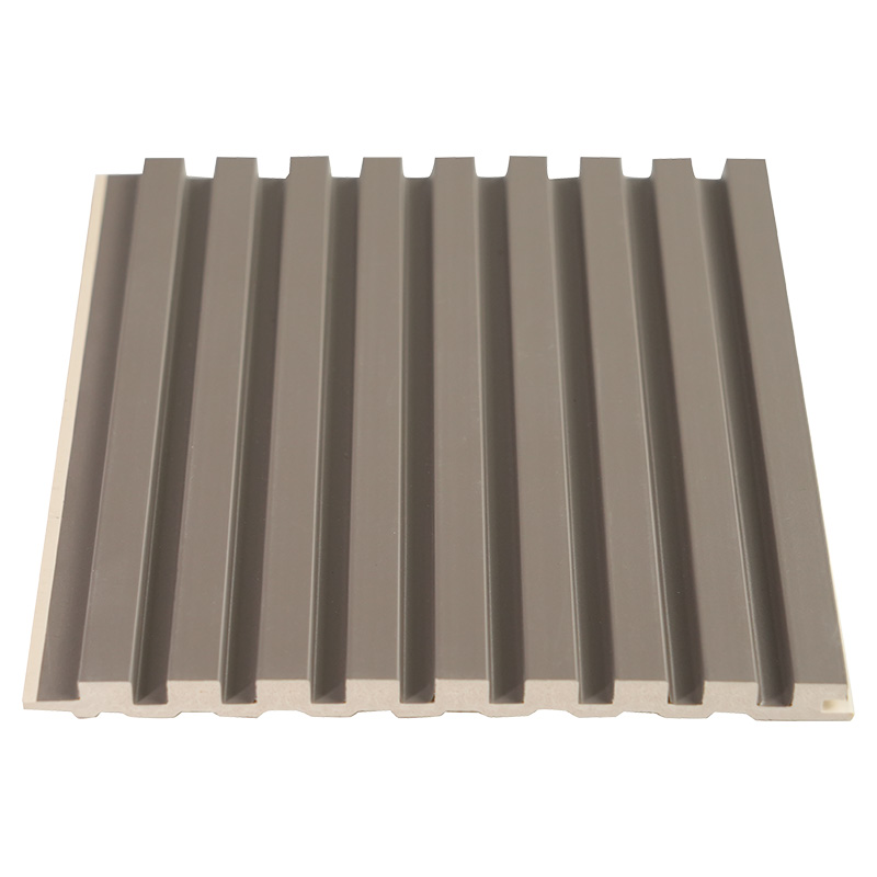 Lebar ketebalan 150mm 8mm slotted hiasan pepejal PVC gril panel