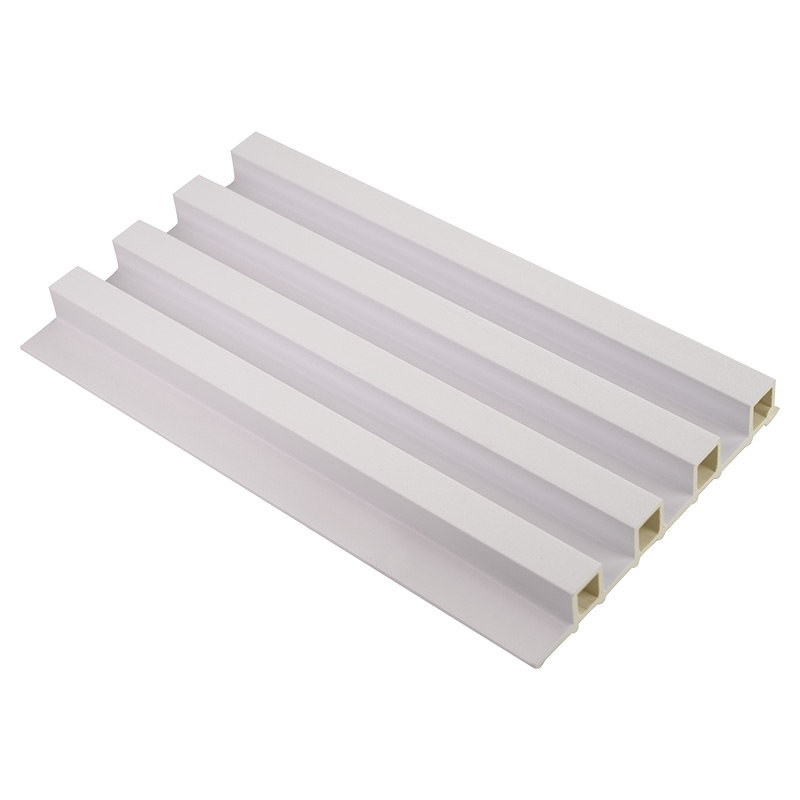 Lebar 168mm Ketebalan 24mm Hiasan dalaman putih PVC Grille Panel