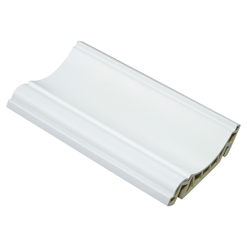 Pencetakan siling PVC 100mm untuk hiasan dalaman yang sesuai untuk trim siling, sendi, dan sudut